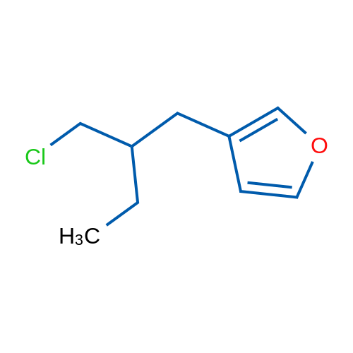 3-[2-(Chloromethyl)butyl]furan 1g
