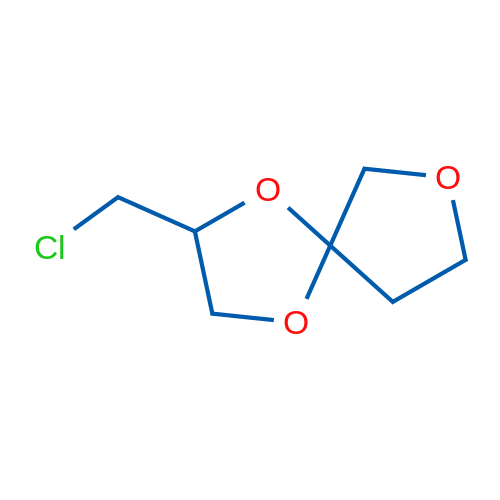 2-(Chloromethyl)-1,4,7-trioxaspiro[4.4]nonane 1g