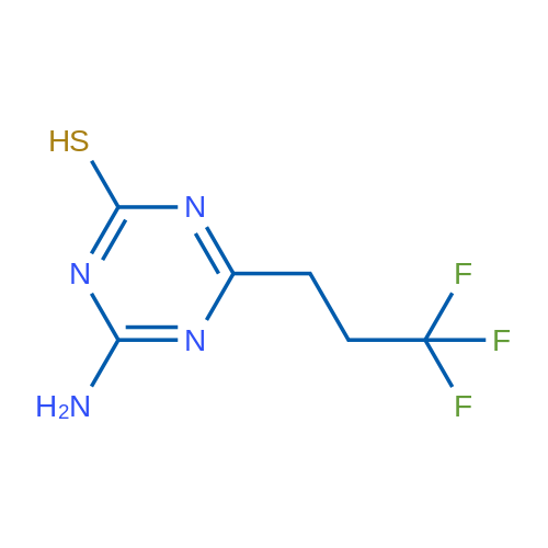 4-Amino-6-(3,3,3-trifluoropropyl)-1,3,5-triazine-2-thiol 1g