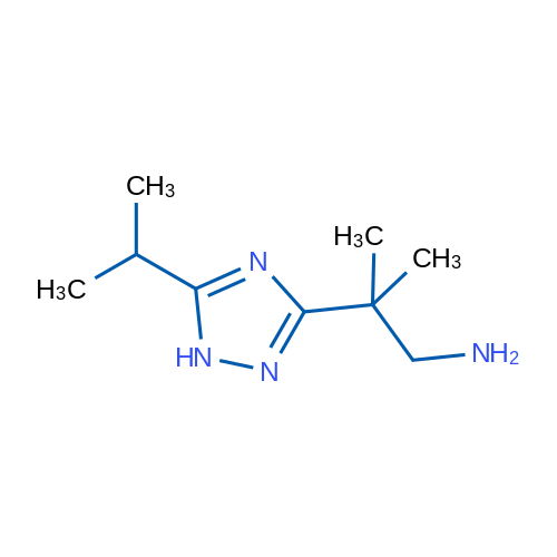 2-Methyl-2-[5-(propan-2-yl)-1H-1,2,4-triazol-3-yl]propan-1-amine 1g