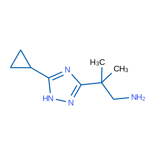 2-(5-Cyclopropyl-1H-1,2,4-triazol-3-yl)-2-methylpropan-1-amine 1g