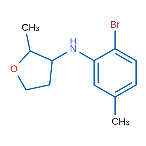N-(2-Bromo-5-methylphenyl)-2-methyloxolan-3-amine 1g