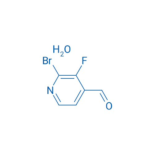 2-Bromo-3-fluoroisonicotinaldehyde hydrate 1g