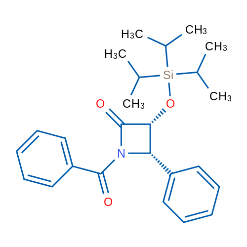 (3R,4S)-1-Benzoyl-4-phenyl-3-((triisopropylsilyl)oxy)azetidin-2-one 1g
