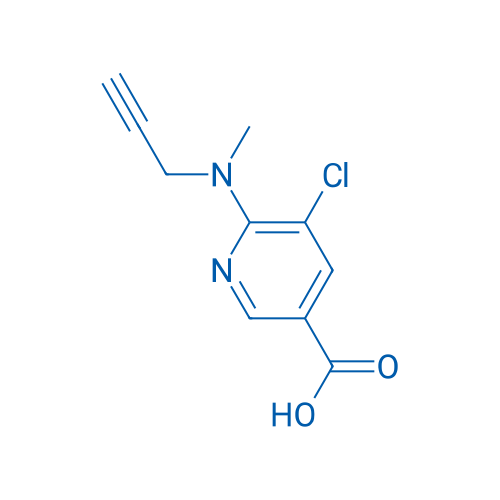 5-Chloro-6-[methyl(prop-2-yn-1-yl)amino]pyridine-3-carboxylic acid 1g