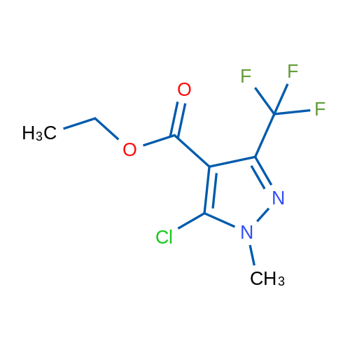 Ethyl 5-chloro-1-methyl-3-(trifluoromethyl)-1H-pyrazole-4-carboxylate 1g