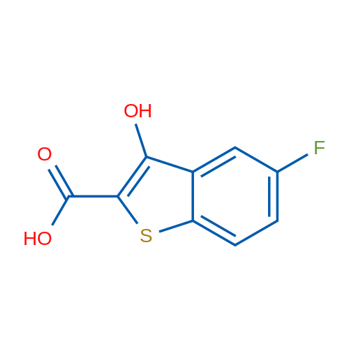 5-Fluoro-3-hydroxybenzo[b]thiophene-2-carboxylic acid 1g