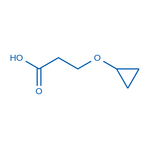 3-Cyclopropoxypropanoic acid 100mg