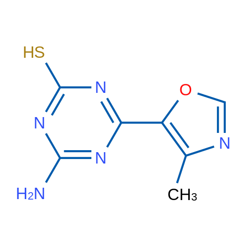 4-Amino-6-(4-methyl-1,3-oxazol-5-yl)-1,3,5-triazine-2-thiol 1g