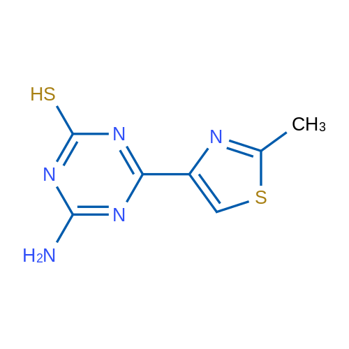 4-Amino-6-(2-methyl-1,3-thiazol-4-yl)-1,3,5-triazine-2-thiol 1g