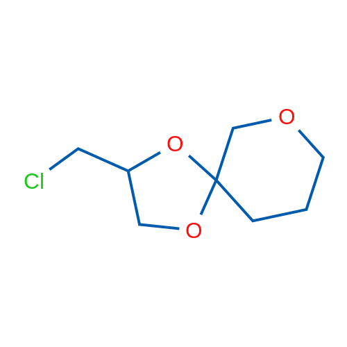 2-(Chloromethyl)-1,4,7-trioxaspiro[4.5]decane 1g