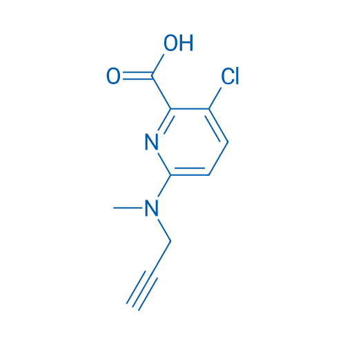 3-Chloro-6-[methyl(prop-2-yn-1-yl)amino]pyridine-2-carboxylic acid 5g