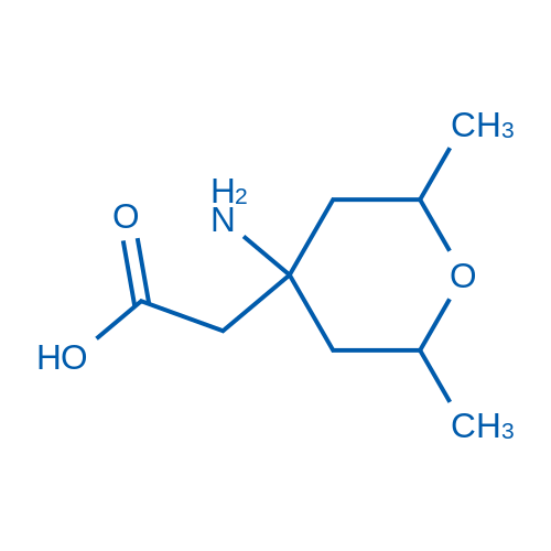 2-(4-Amino-2,6-dimethyloxan-4-yl)acetic acid 1g