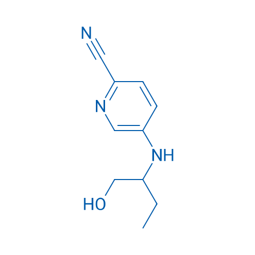 5-[(1-Hydroxybutan-2-yl)amino]pyridine-2-carbonitrile 1g
