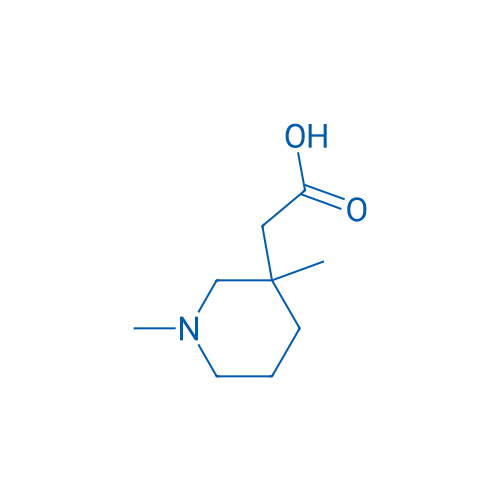 2-(1,3-Dimethylpiperidin-3-yl)acetic acid 100mg