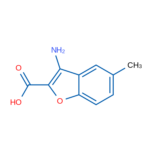 3-Amino-5-methylbenzofuran-2-carboxylic acid 1g