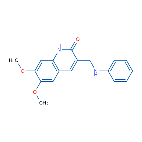 6,7-Dimethoxy-3-[(phenylamino)methyl]-1,2-dihydroquinolin-2-one 1g