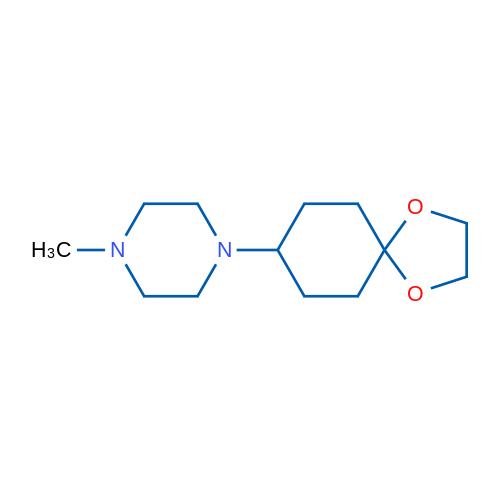 1-Methyl-4-(1,4-dioxaspiro[4.5]decan-8-yl)piperazine 1g