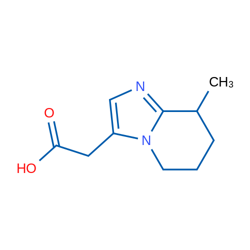 2-{8-methyl-5H,6H,7H,8H-imidazo[1,2-a]pyridin-3-yl}acetic acid 1g
