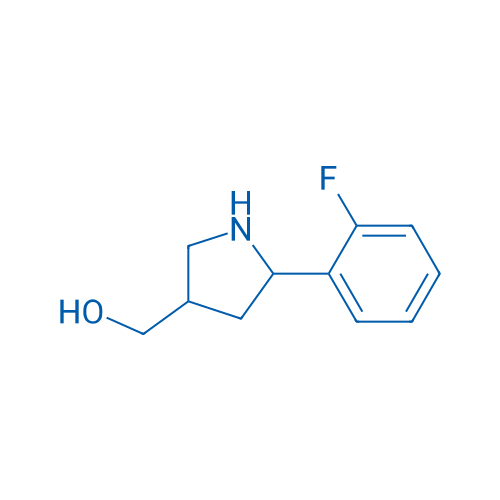 (5-(2-Fluorophenyl)pyrrolidin-3-yl)methanol 100mg