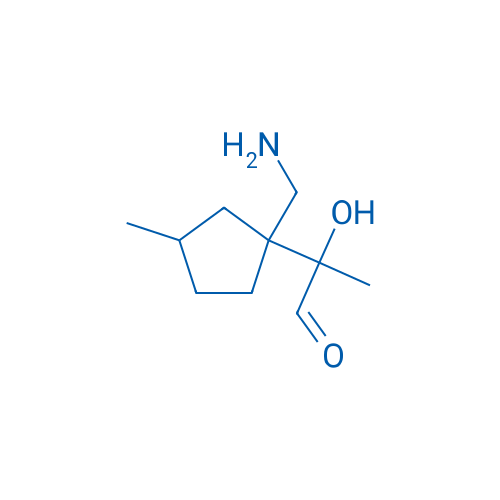 2-[1-(Aminomethyl)-3-methylcyclopentyl]-2-hydroxypropanal 1g