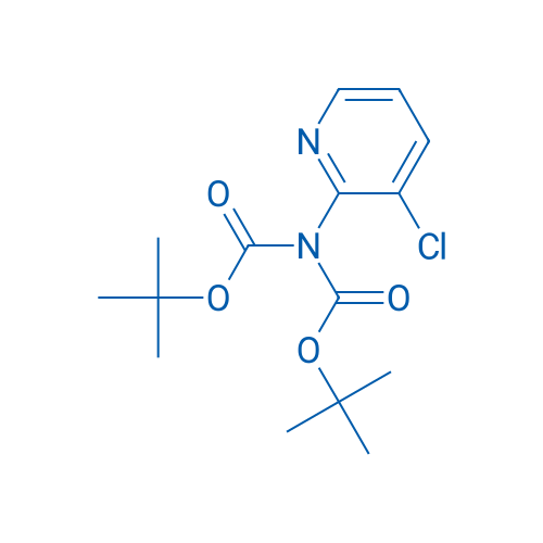 2-(Di-Boc-amino)-3-chloro-pyridine 250mg