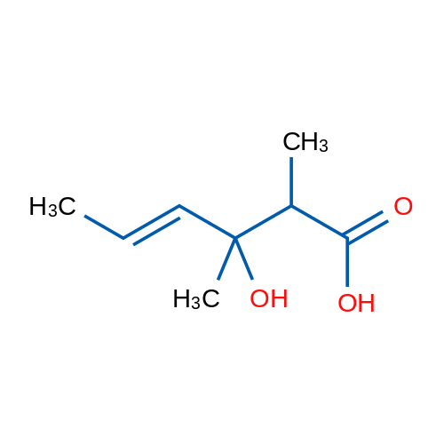 3-Hydroxy-2,3-dimethylhex-4-enoic acid 1g