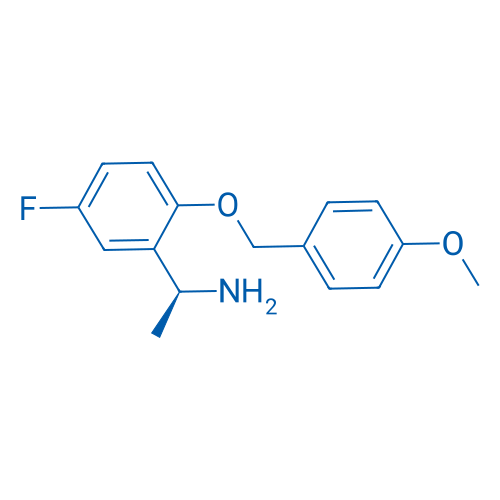 (S)-1-(5-fluoro-2-((4-methoxybenzyl)oxy)phenyl)ethan-1-amine 100mg