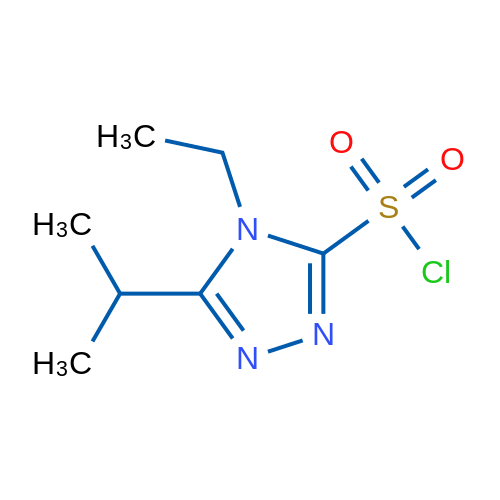 4-Ethyl-5-(propan-2-yl)-4h-1,2,4-triazole-3-sulfonyl chloride 1g