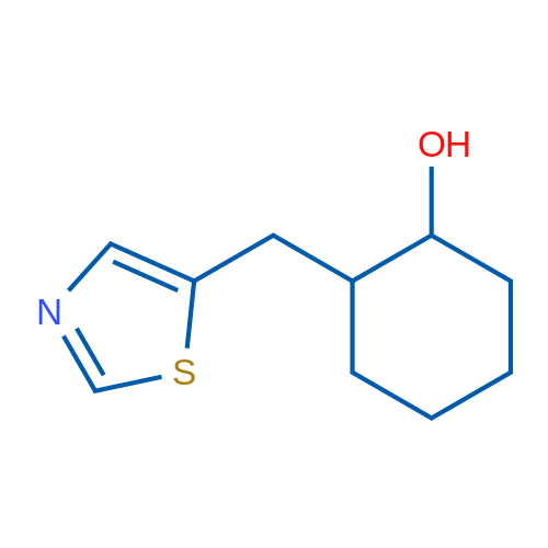 2-(1,3-Thiazol-5-ylmethyl)cyclohexan-1-ol 1g