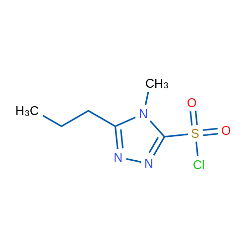 4-Methyl-5-propyl-4h-1,2,4-triazole-3-sulfonyl chloride 1g