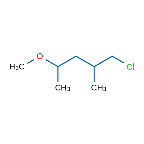 1-Chloro-4-methoxy-2-methylpentane 1g