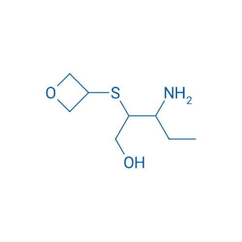 3-amino-2-(oxetan-3-ylsulfanyl)pentan-1-ol 100mg