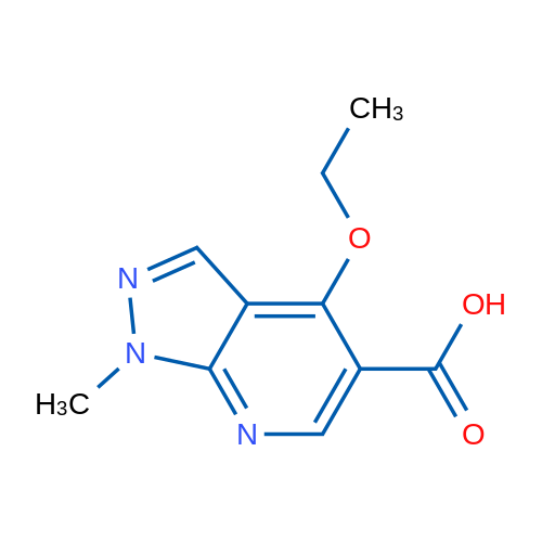 4-Ethoxy-1-methyl-1H-pyrazolo[3,4-b]pyridine-5-carboxylic acid 1g