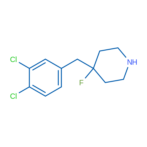 4-[(3,4-Dichlorophenyl)methyl]-4-fluoropiperidine 1g