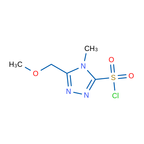 5-(Methoxymethyl)-4-methyl-4h-1,2,4-triazole-3-sulfonyl chloride 1g