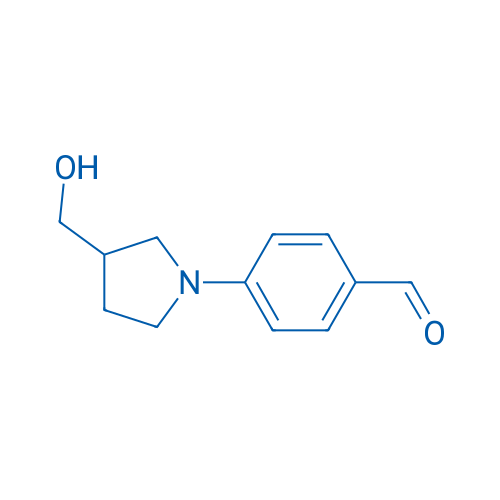 4-[3-(Hydroxymethyl)pyrrolidin-1-yl]benzaldehyde 1g