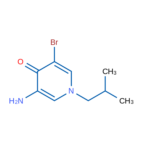 3-Amino-5-bromo-1-(2-methylpropyl)-1,4-dihydropyridin-4-one 1g