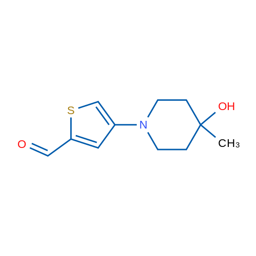 4-(4-Hydroxy-4-methylpiperidin-1-yl)thiophene-2-carbaldehyde 1g