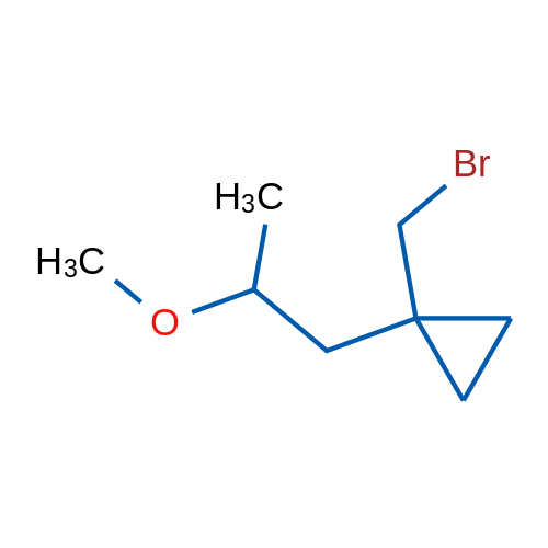1-(Bromomethyl)-1-(2-methoxypropyl)cyclopropane 1g