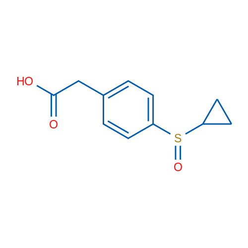2-[4-(Cyclopropanesulfinyl)phenyl]acetic acid 250mg
