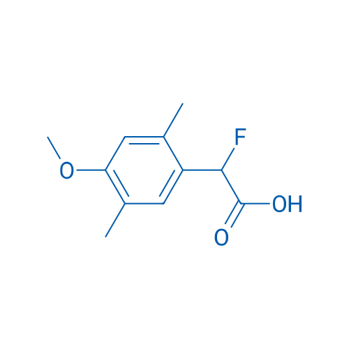 2-Fluoro-2-(4-methoxy-2,5-dimethylphenyl)acetic acid 1g