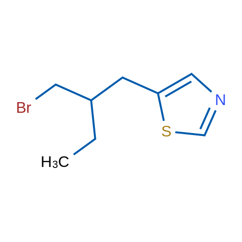 5-[2-(Bromomethyl)butyl]-1,3-thiazole 1g