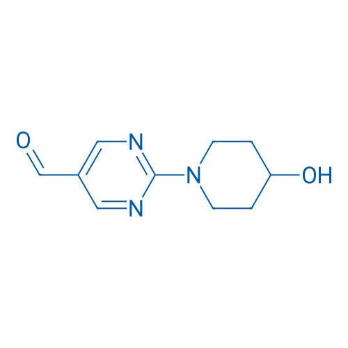 2-(4-Hydroxypiperidin-1-yl)pyrimidine-5-carbaldehyde 1g