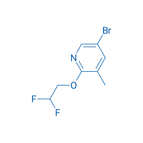 5-Bromo-2-(2,2-difluoroethoxy)-3-methylpyridine 1g