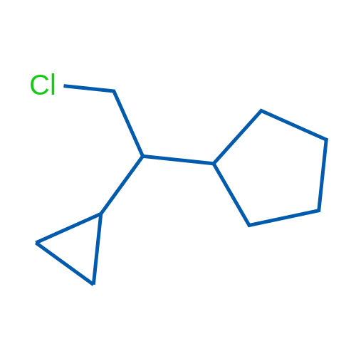 (2-Chloro-1-cyclopropylethyl)cyclopentane 1g