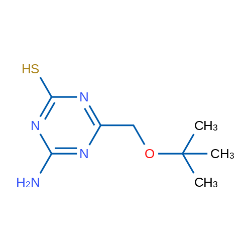 4-Amino-6-[(tert-butoxy)methyl]-1,3,5-triazine-2-thiol 1g