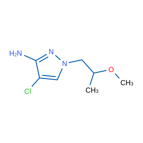 4-Chloro-1-(2-methoxypropyl)-1h-pyrazol-3-amine 1g