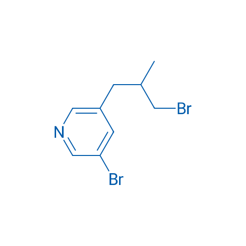 3-Bromo-5-(3-bromo-2-methylpropyl)pyridine 1g