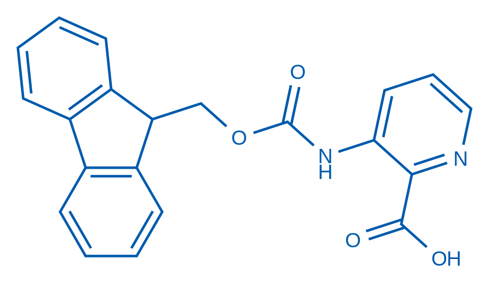 3-((((9H-Fluoren-9-yl)methoxy)carbonyl)amino)picolinic acid 100mg